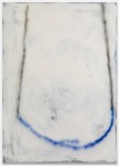 DAVID OSTROWSKI : F (DANN LIEBER NEIN), 2011, 180 x 130 cm, 70 7/8 x 51 1/8 in., oil, lacquer and paper on canvas