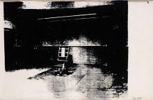 MIKE BIDLO : NOT WARHOL (ELECTRIC CHAIR), 1980, 56 x 86.4 cm, 22 x 34 in., silkscreen on paper