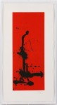 ROBERT MOTHERWELL : RED SEA III, 1982, 54 /70, 90.2 x 47 cm, 35 5/8 x 18 1/2 in., aquatint / etching